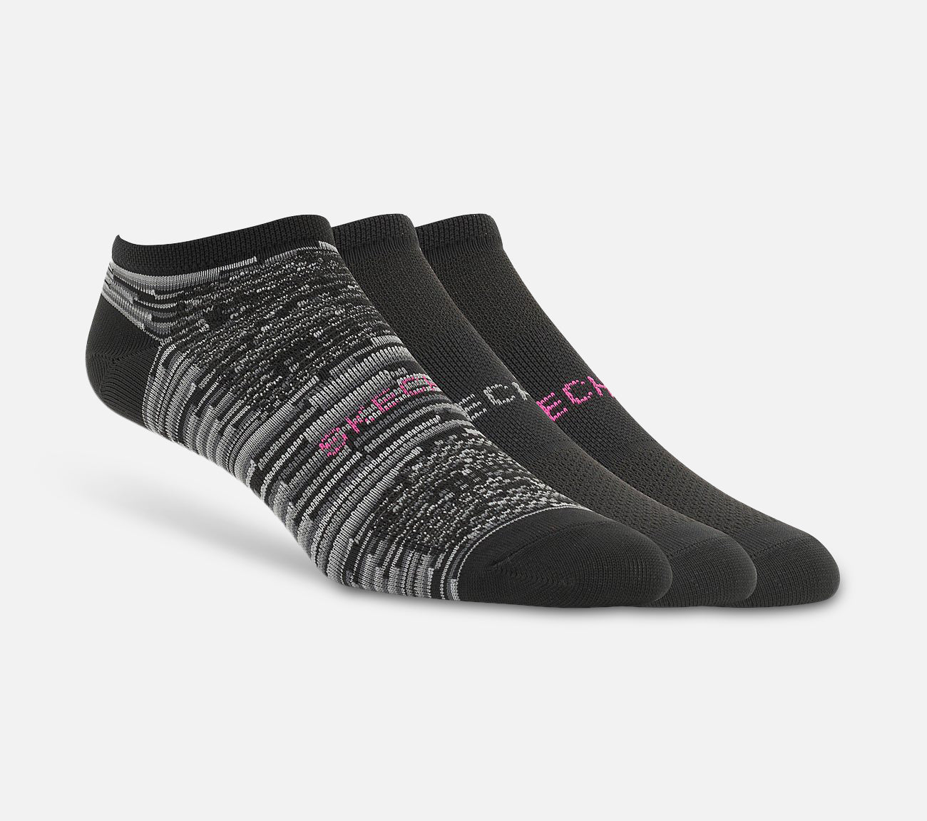 3 Pack No Show Microfiber Socks Sock Skechers.dk