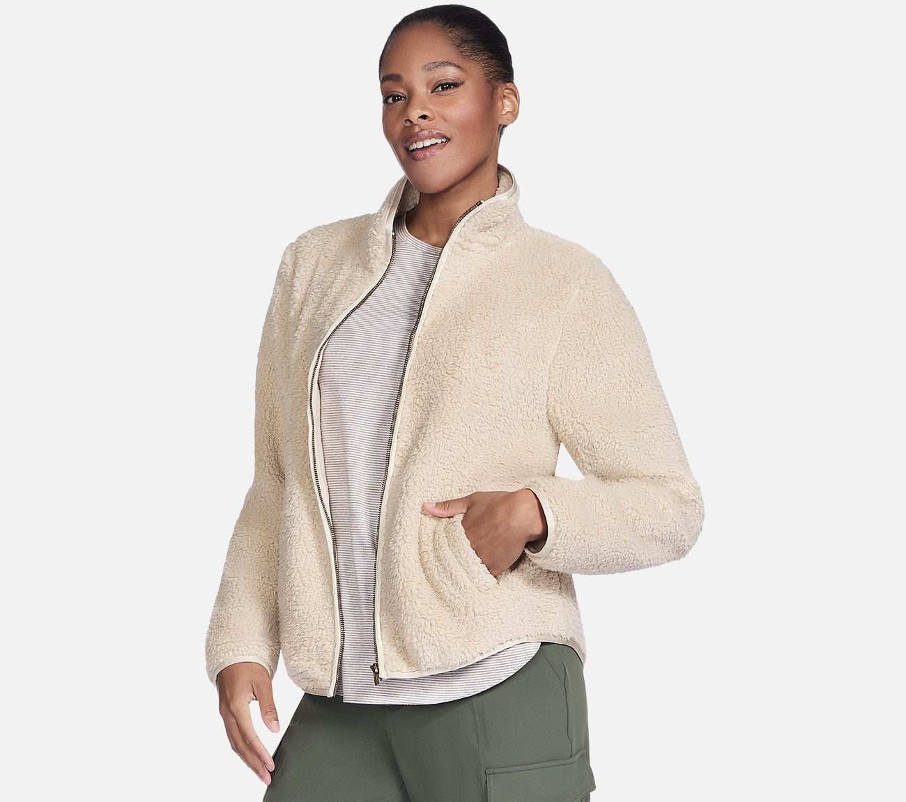 Skech-Sherpa Jacket Clothes Skechers.dk