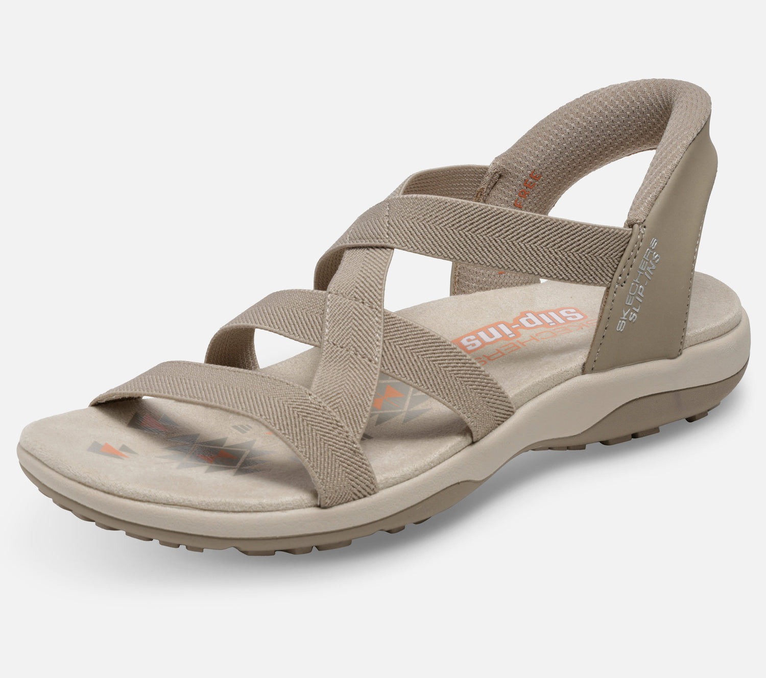 Wide Fit: Slip-ins: Reggae Slim - Stretch Flex Sandal Skechers.dk