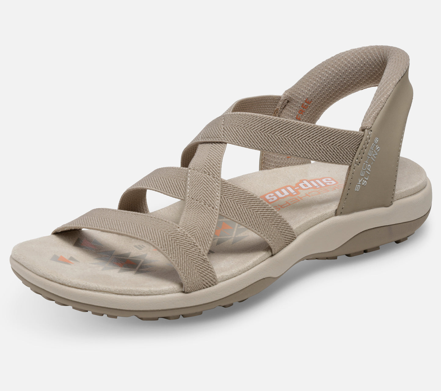 Wide Fit: Slip-ins: Reggae Slim - Stretch Flex Sandal Skechers.dk