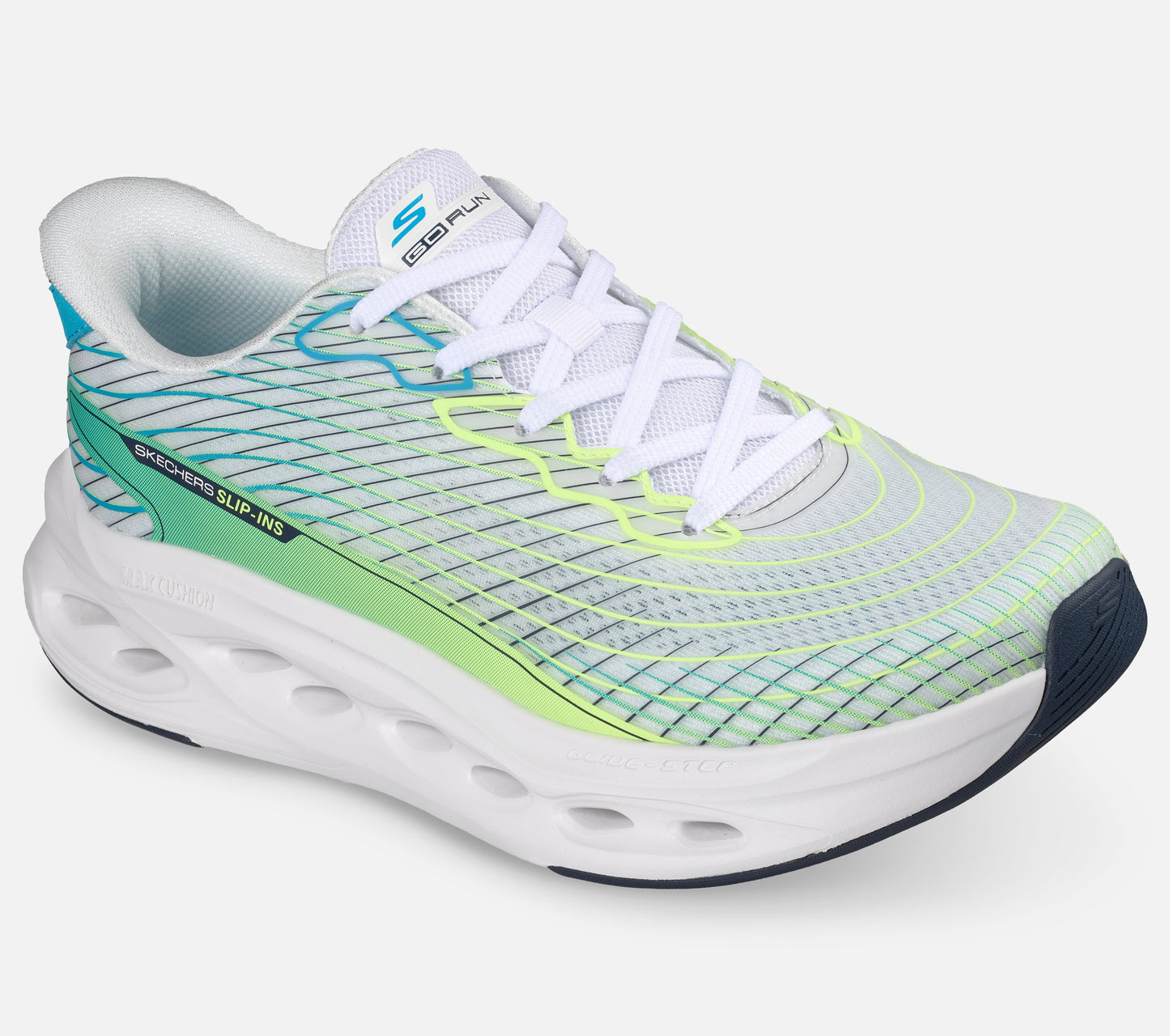 Slip-ins: Max Cushioning Glide-Step - Sapphire Shoe Skechers.dk
