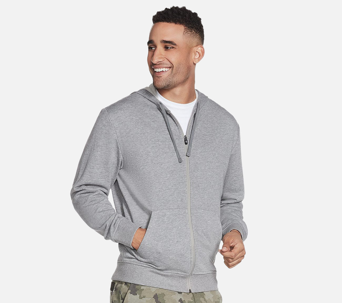 GO WALK Everywhere Full Zip Hoodie Clothes Skechers.dk