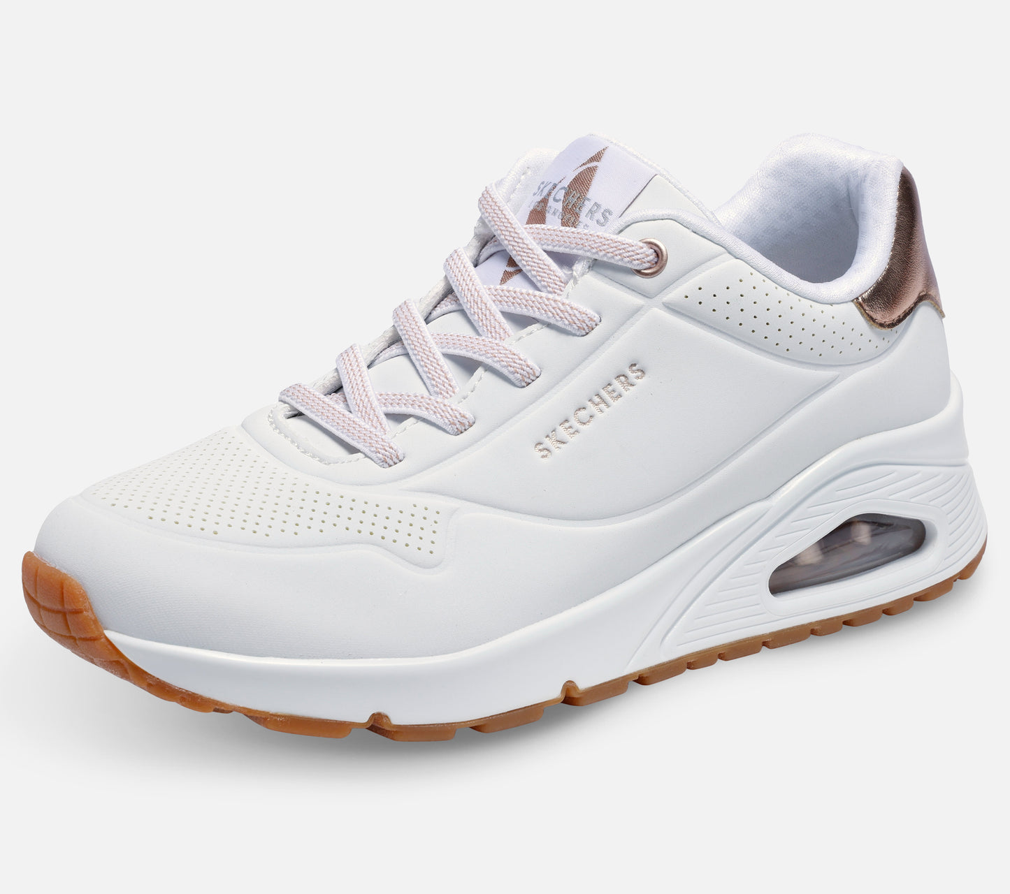 Wide Fit: Uno - Shimmer Away Shoe Skechers.dk