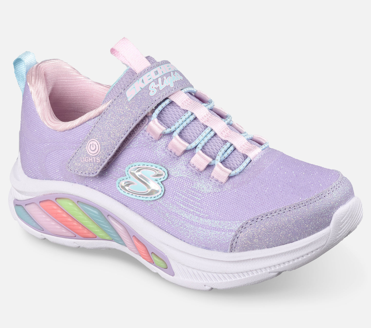 S-Lights: Rainbow Cruisers - Glitzy Glow Shoe Skechers.dk