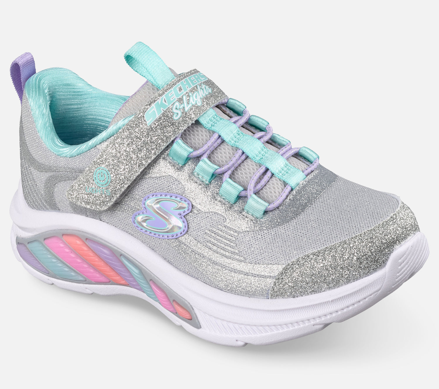S-Lights: Rainbow Cruisers - Glitzy Glow Shoe Skechers.dk