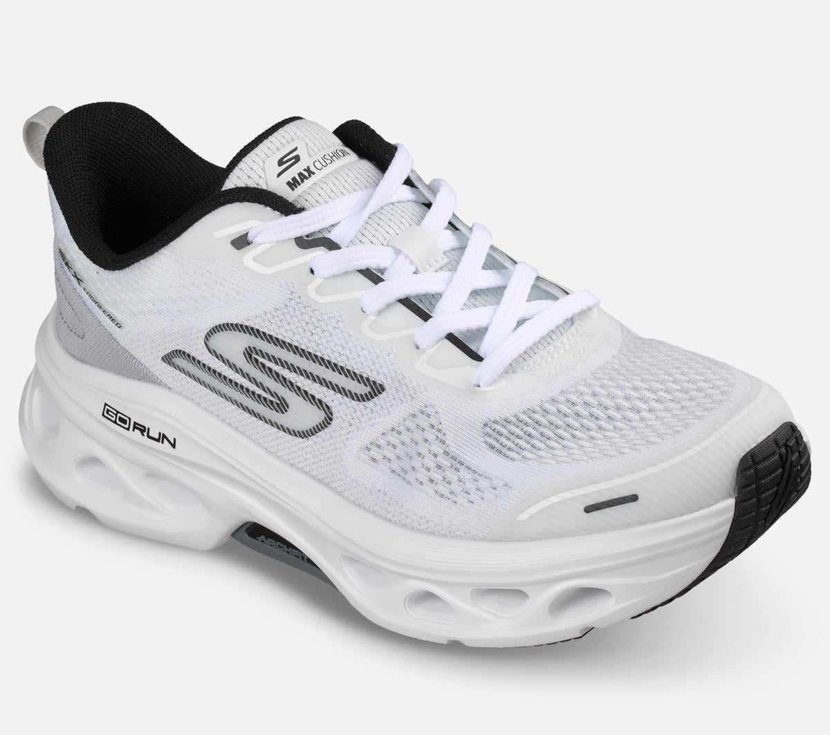 Max Cushioning Glide-Step Arch Fit - Premium Pace Shoe Skechers.dk