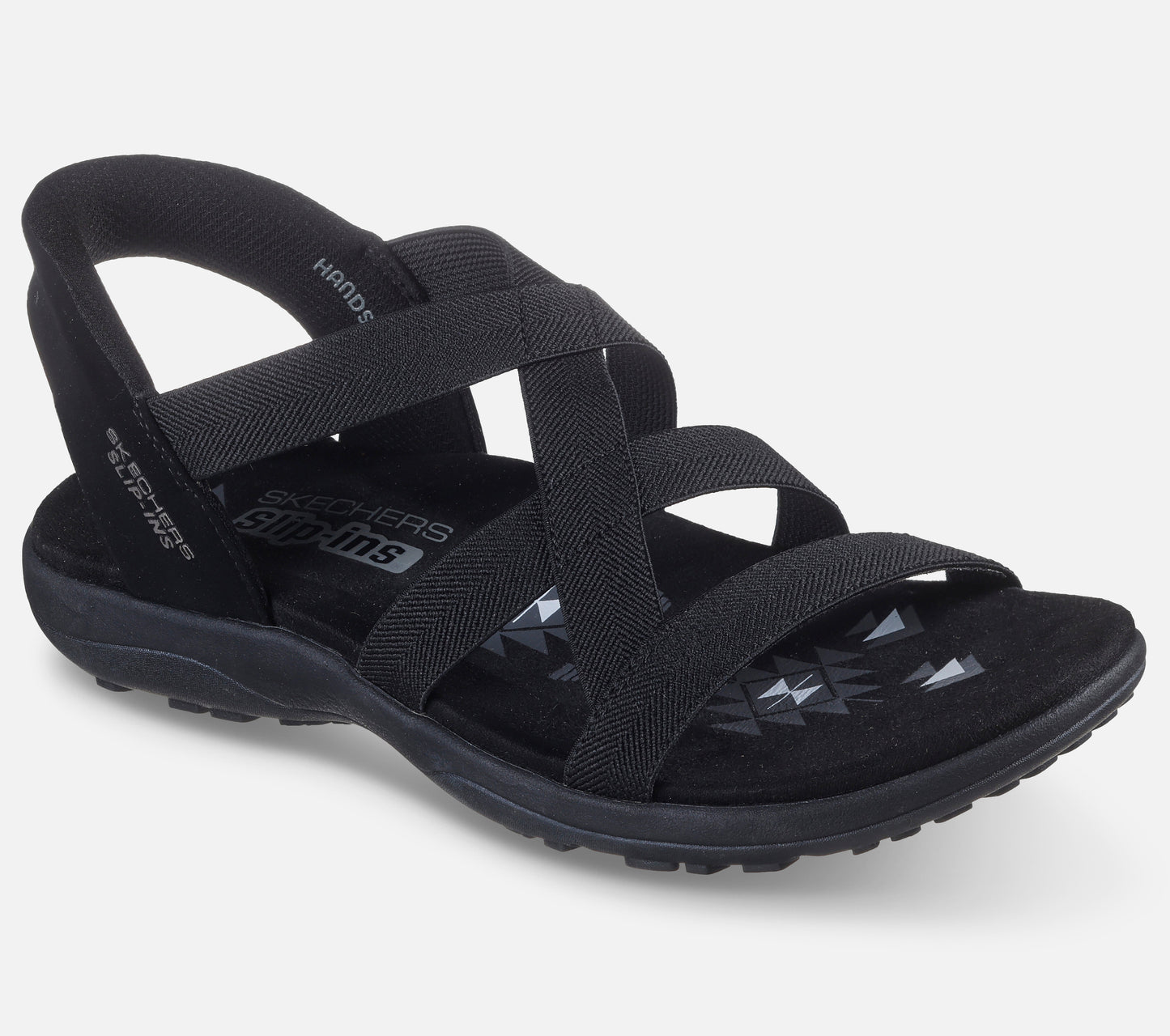 Wide Fit: Slip-ins: Reggae Slim - Stretch Flex Sandal Skechers.dk