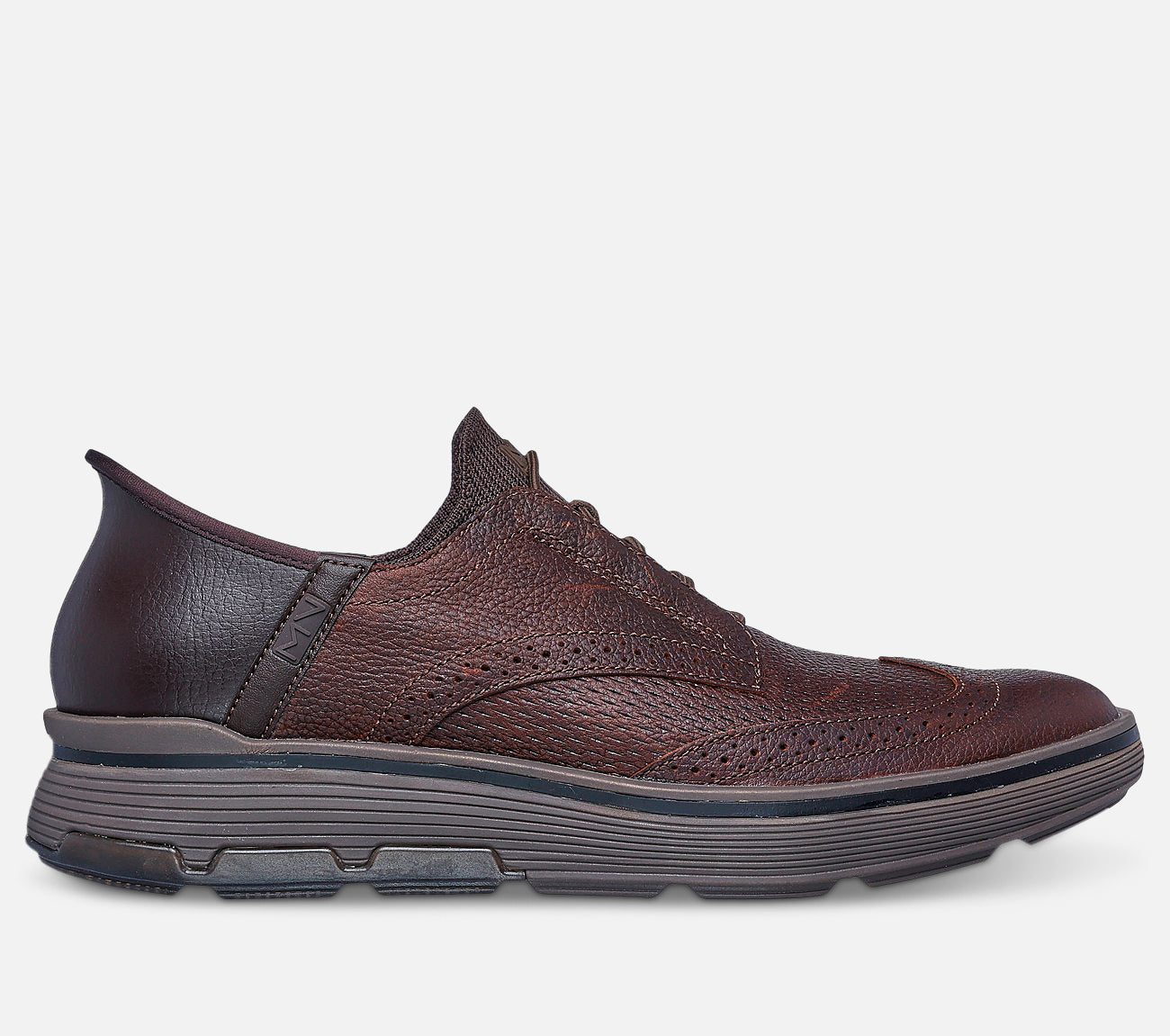 205082 Skechers Garret | Rød brun herre Slip-ins - Køb online her – Skechers.dk