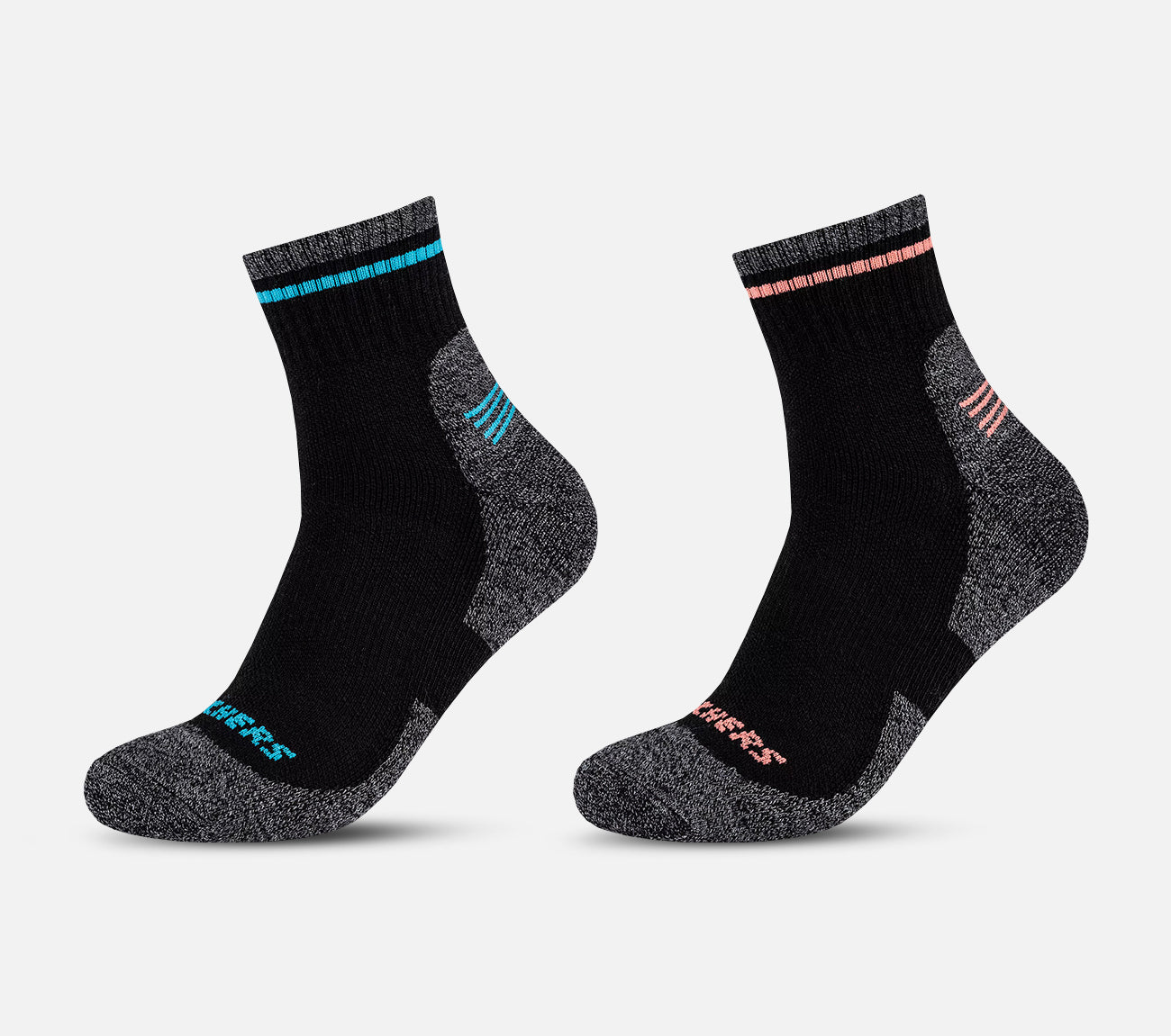 2 par korte Trail strømper Sock Skechers