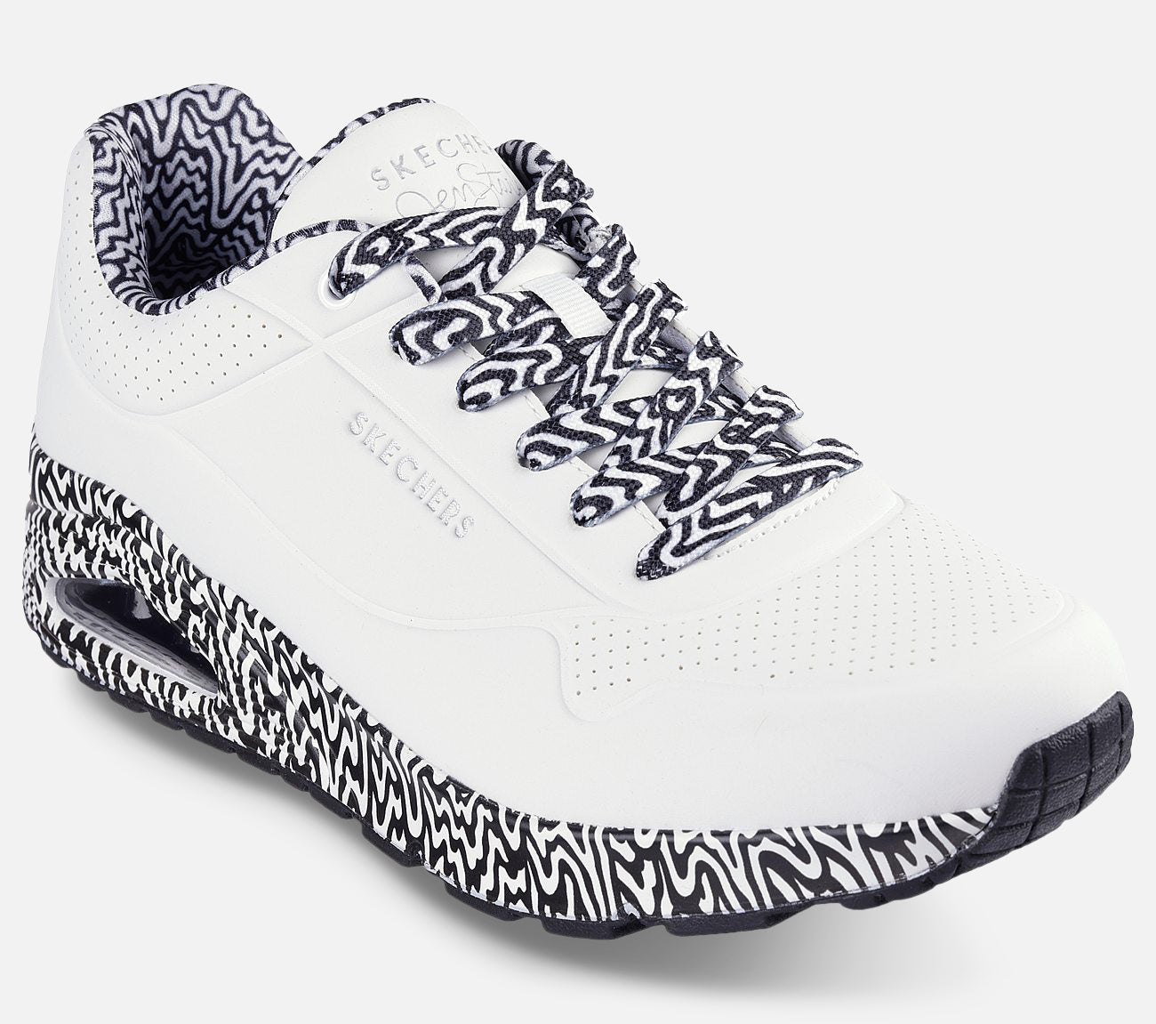 Jen Stark: Uno - Stark Mini Drip Shoe Skechers.dk