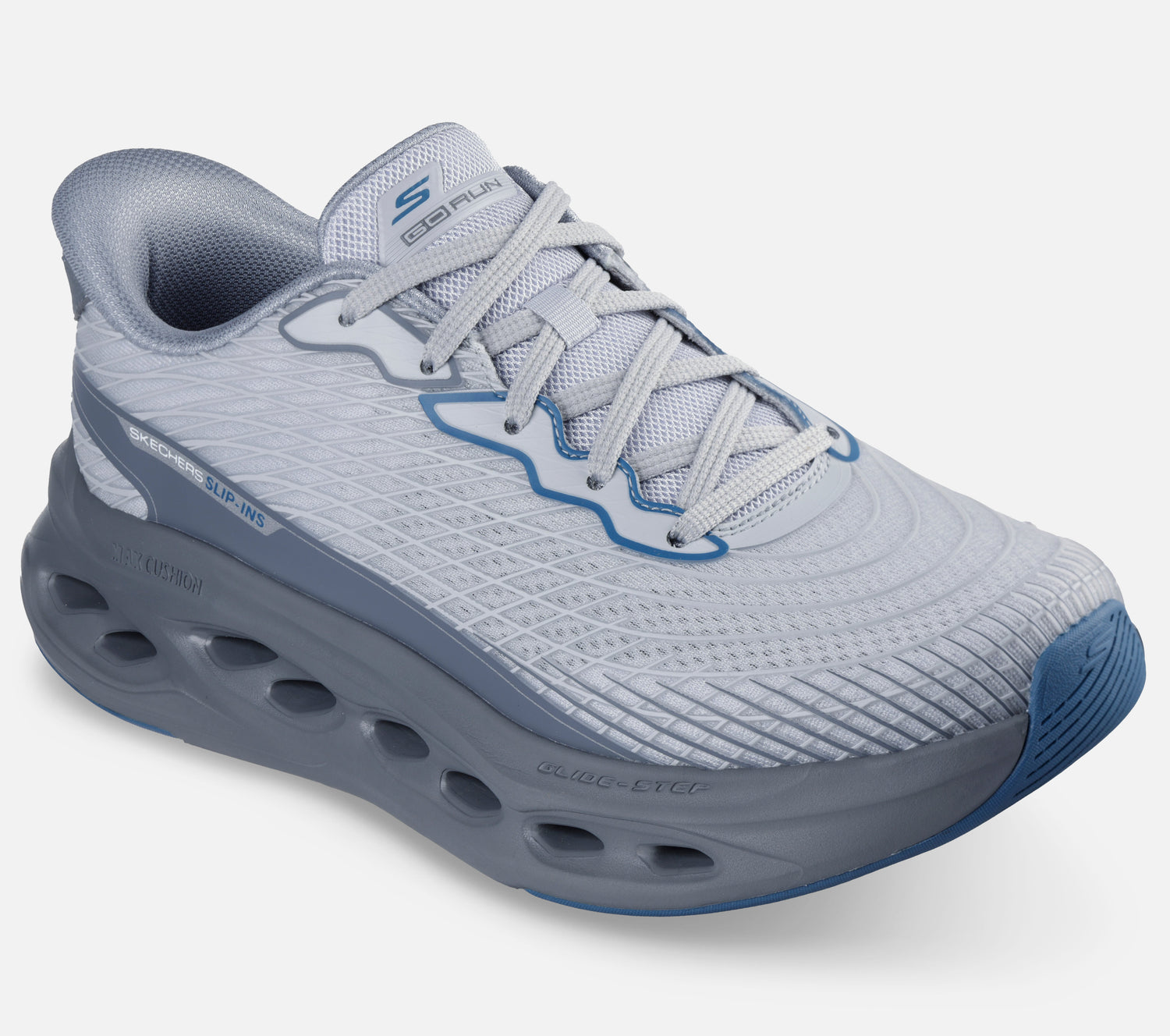 Slip-ins: Max Cushioning Glide-Step - Sapphire Shoe Skechers.dk