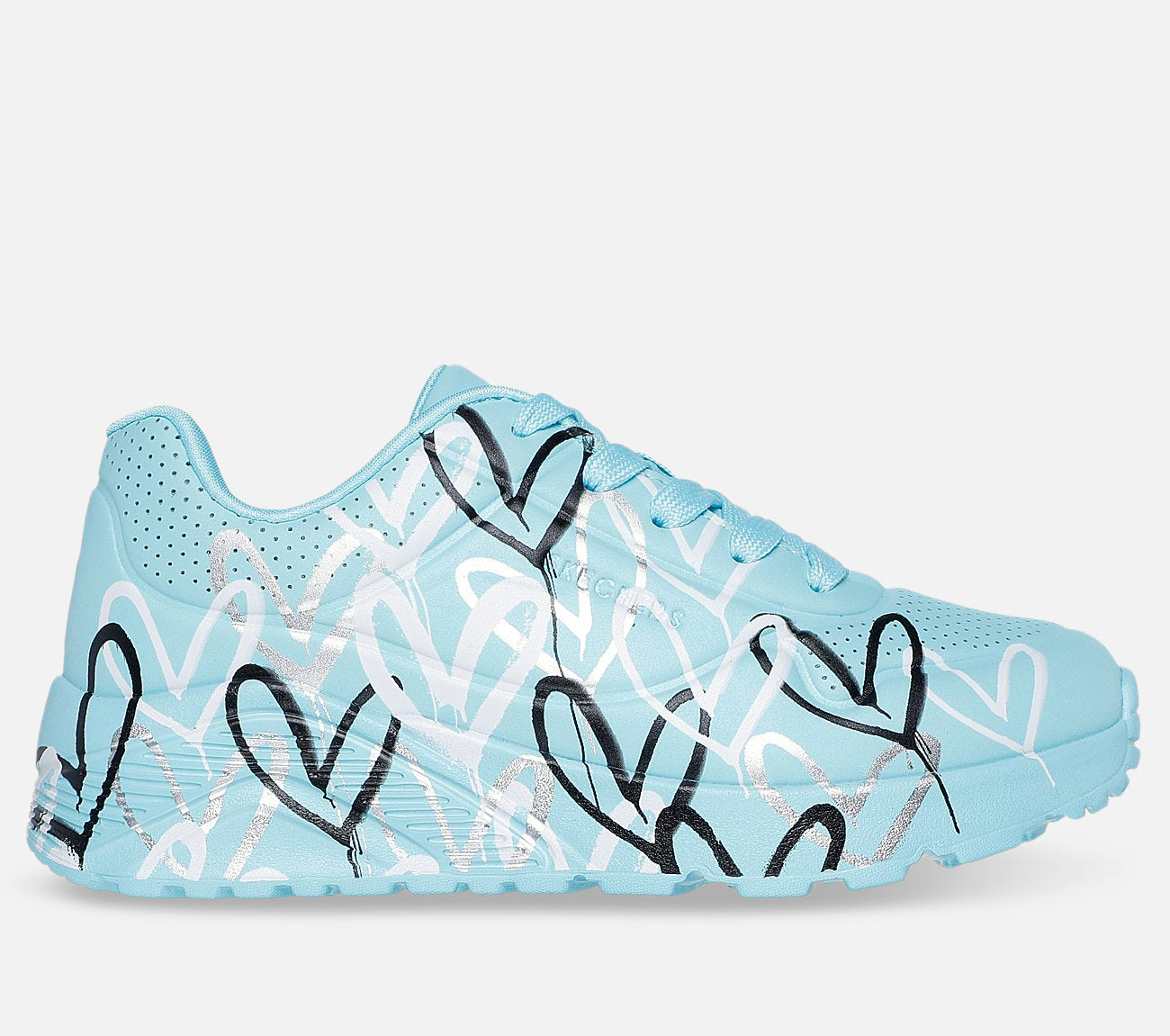 JGoldcrown: Uno Lite - Metallic Love Shoe Skechers.dk