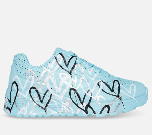 JGoldcrown: Uno Lite - Metallic Love Shoe Skechers.dk