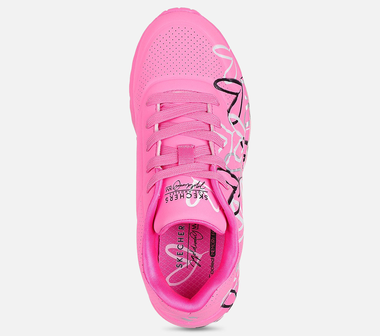 JGoldcrown: Uno Lite - Metallic Love Shoe Skechers.dk