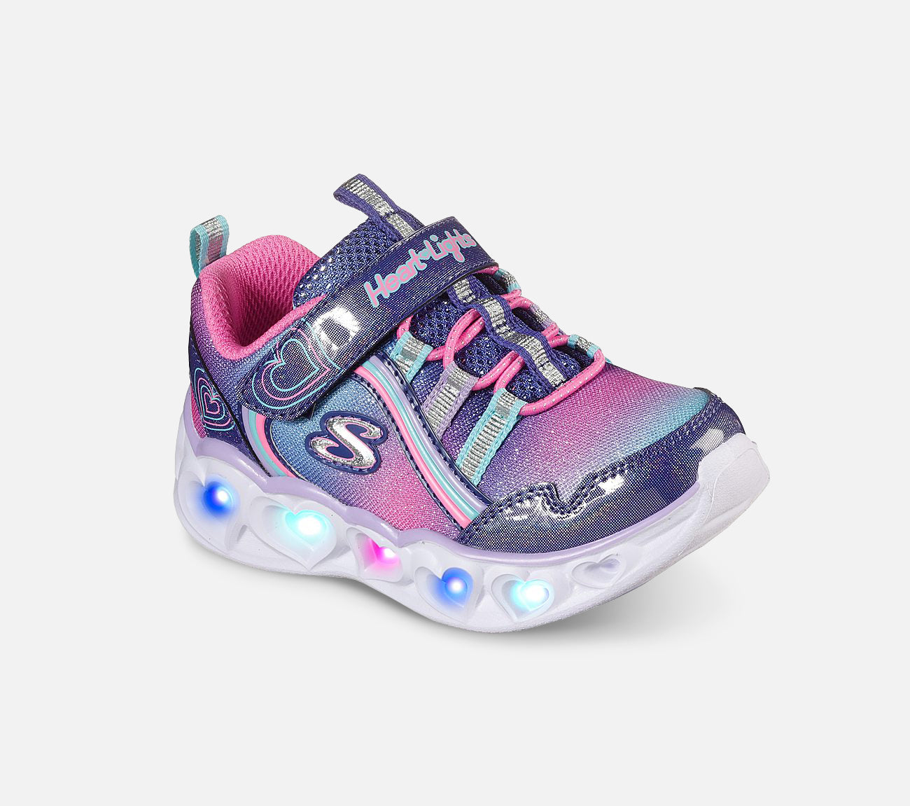 Hearts Lights - Rainbow Lux Shoe Skechers