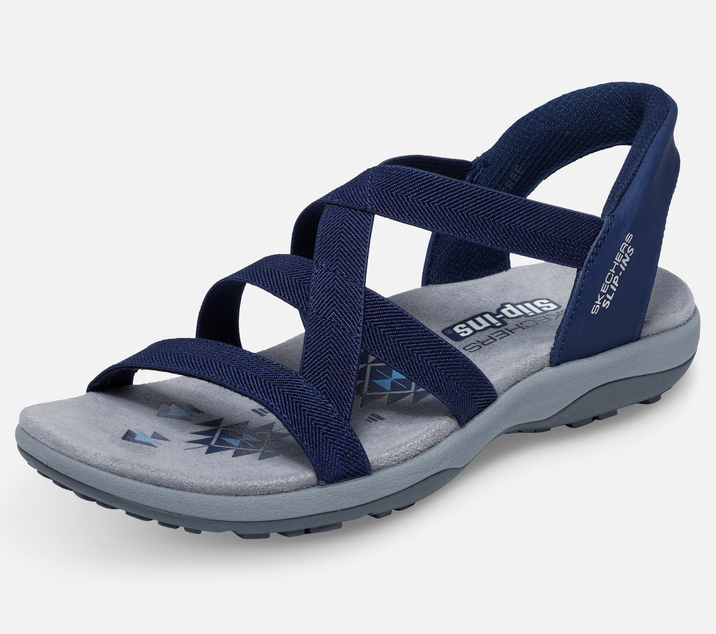 Wide Fit: Slip-ins: Reggae Slim - Stretch Flex Sandal Skechers.dk