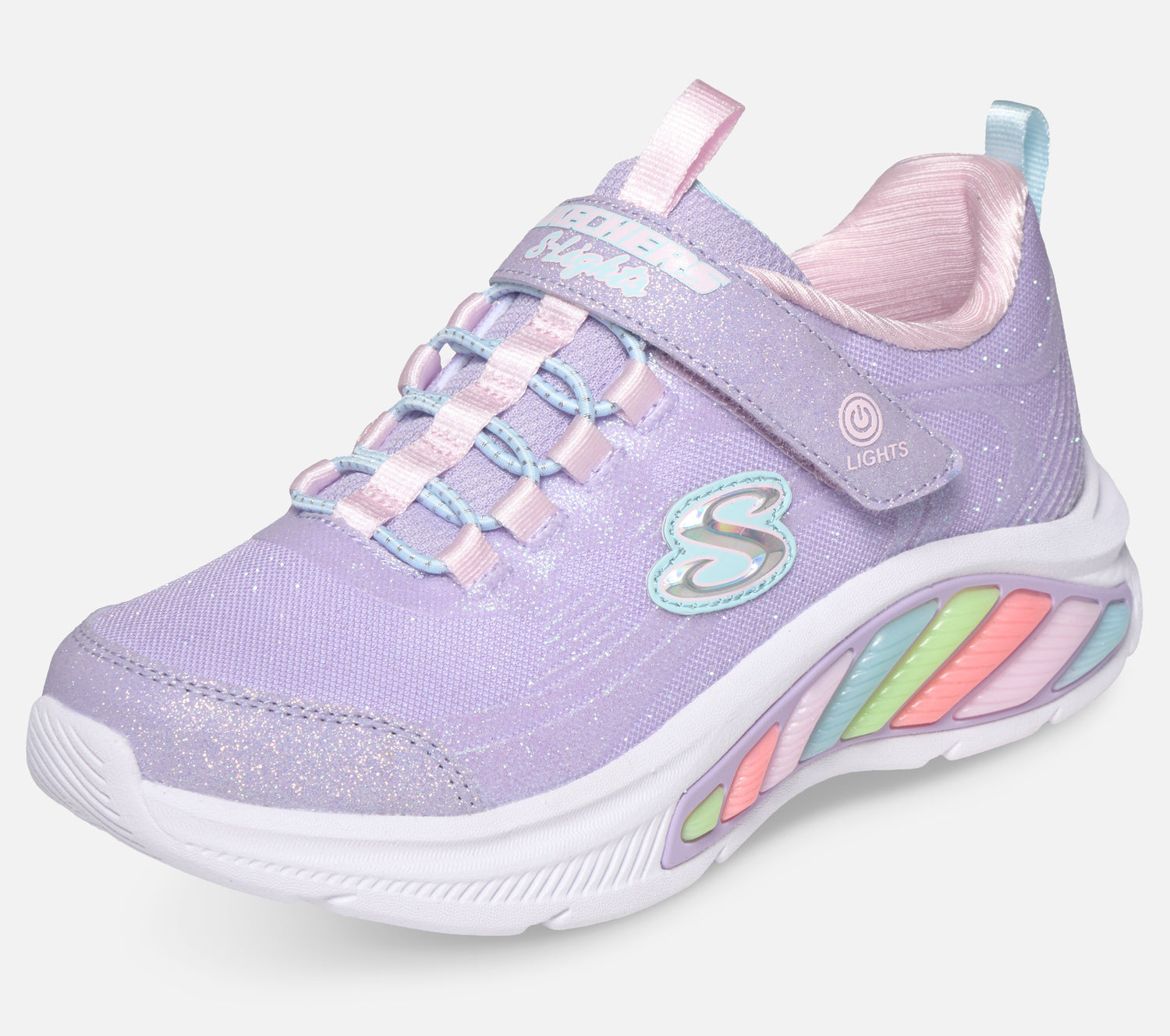 S-Lights: Rainbow Cruisers - Glitzy Glow Shoe Skechers.dk
