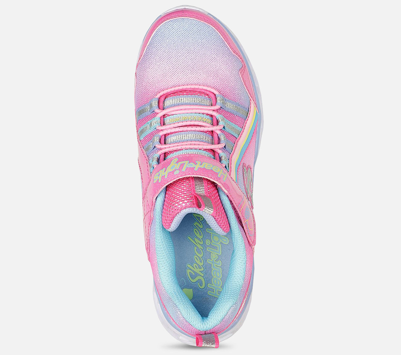 S Lights: Heart Lights - Rainbow Lux Shoe Skechers