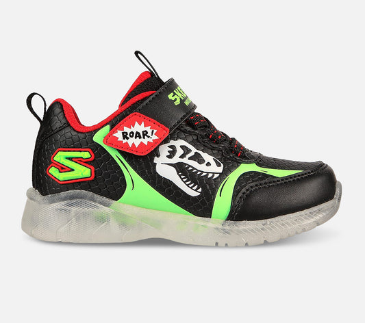 S Lights: Illumi-Brights - Dino-Glo - Water Repellent Shoe Skechers