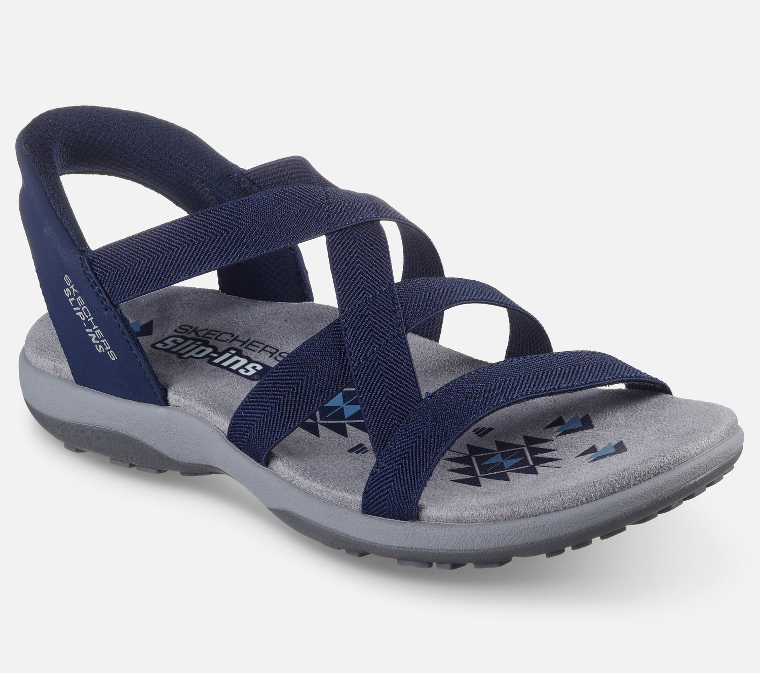 Wide Fit: Slip-ins: Reggae Slim - Stretch Flex Sandal Skechers.dk