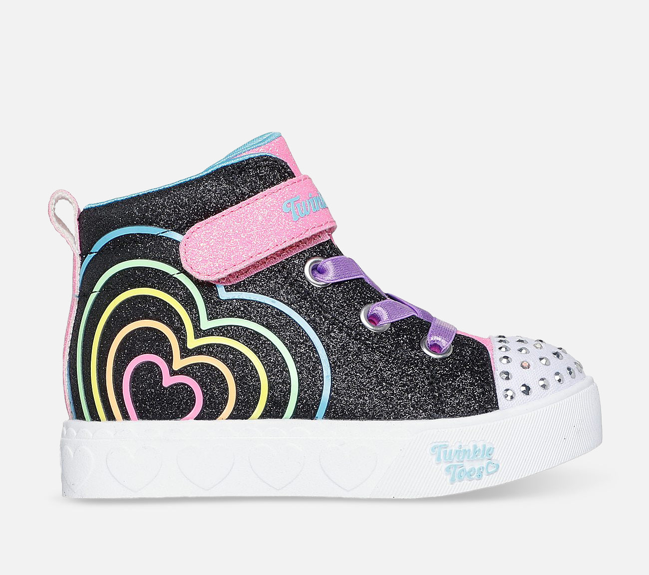 Twinkle Toes: Heart Steps - Heart Glow Shoe Skechers.dk