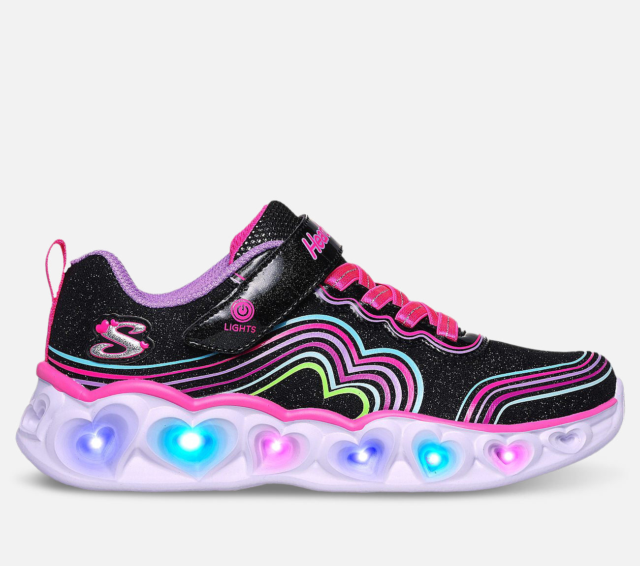 Heart Lights - Retro Hearts Shoe Skechers.dk