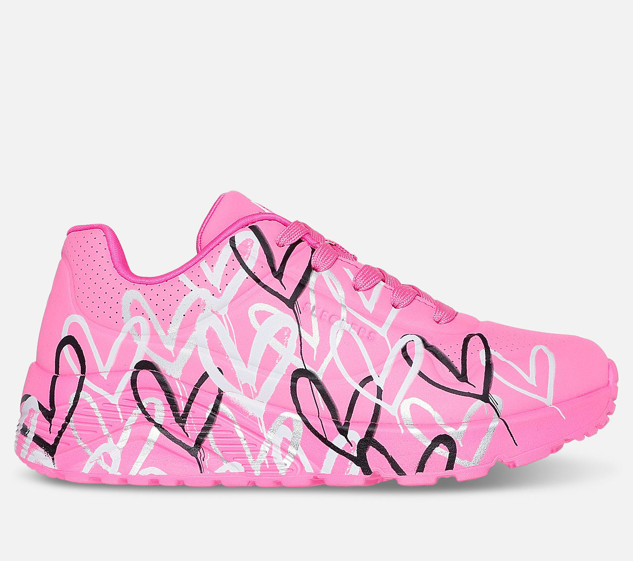 JGoldcrown: Uno Lite - Metallic Love Shoe Skechers.dk