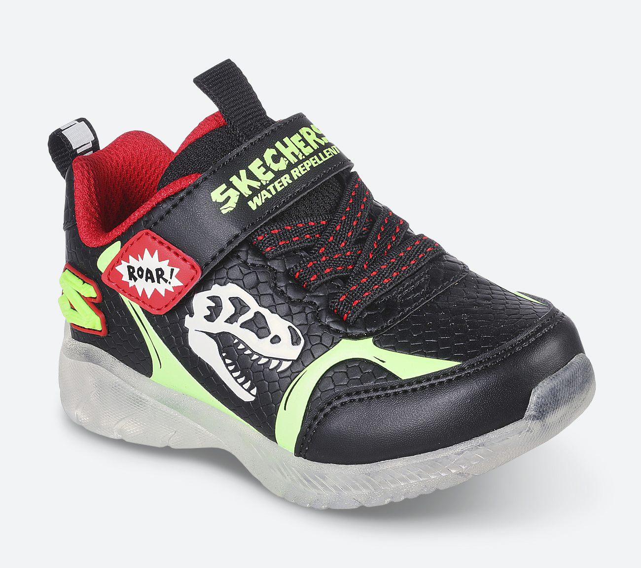 S Lights: Illumi-Brights - Dino-Glo - Water Repellent Shoe Skechers