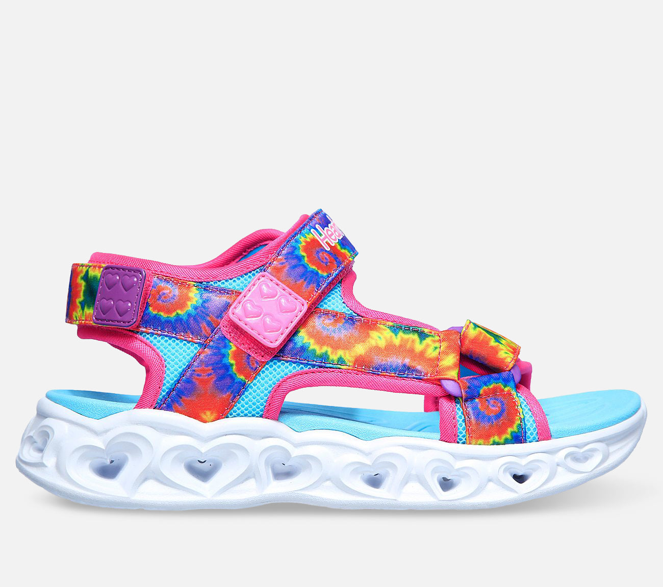 S Lights: Heart Lights - Color Groove Sandal Skechers.dk