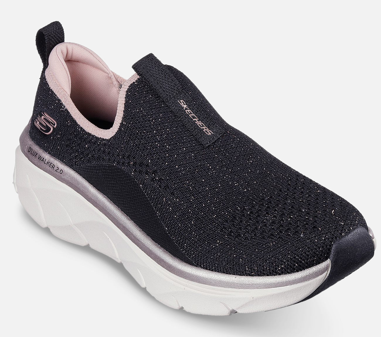 Relaxed Fit: D'Lux Walker 2.0 - Sparkle Forever Shoe Skechers.dk