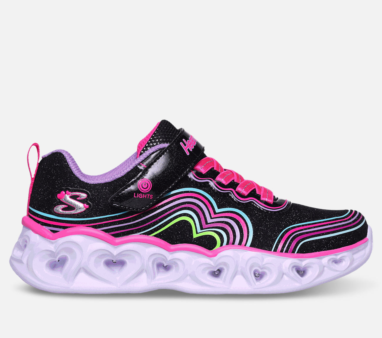 Heart Lights - Retro Hearts Shoe Skechers.dk