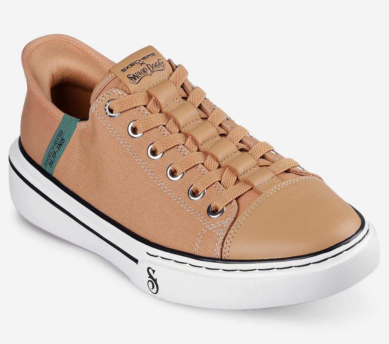 Snoop Dogg: Slip-ins: Snoop One - Low Dogg Canvas Shoe Skechers.dk