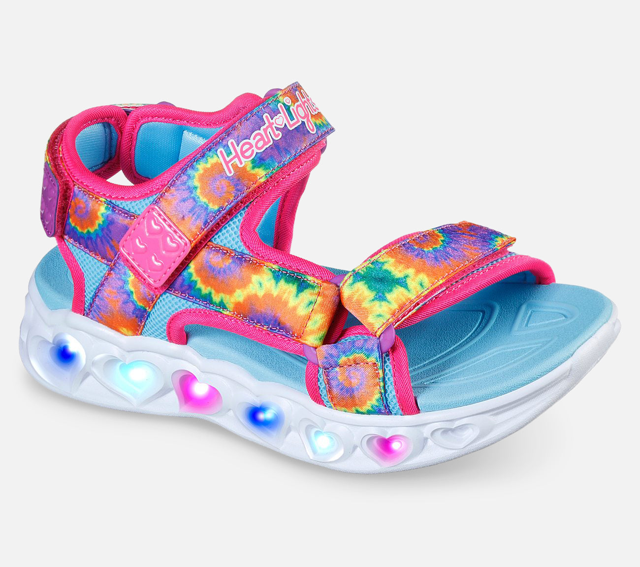 S Lights: Heart Lights - Color Groove Sandal Skechers.dk