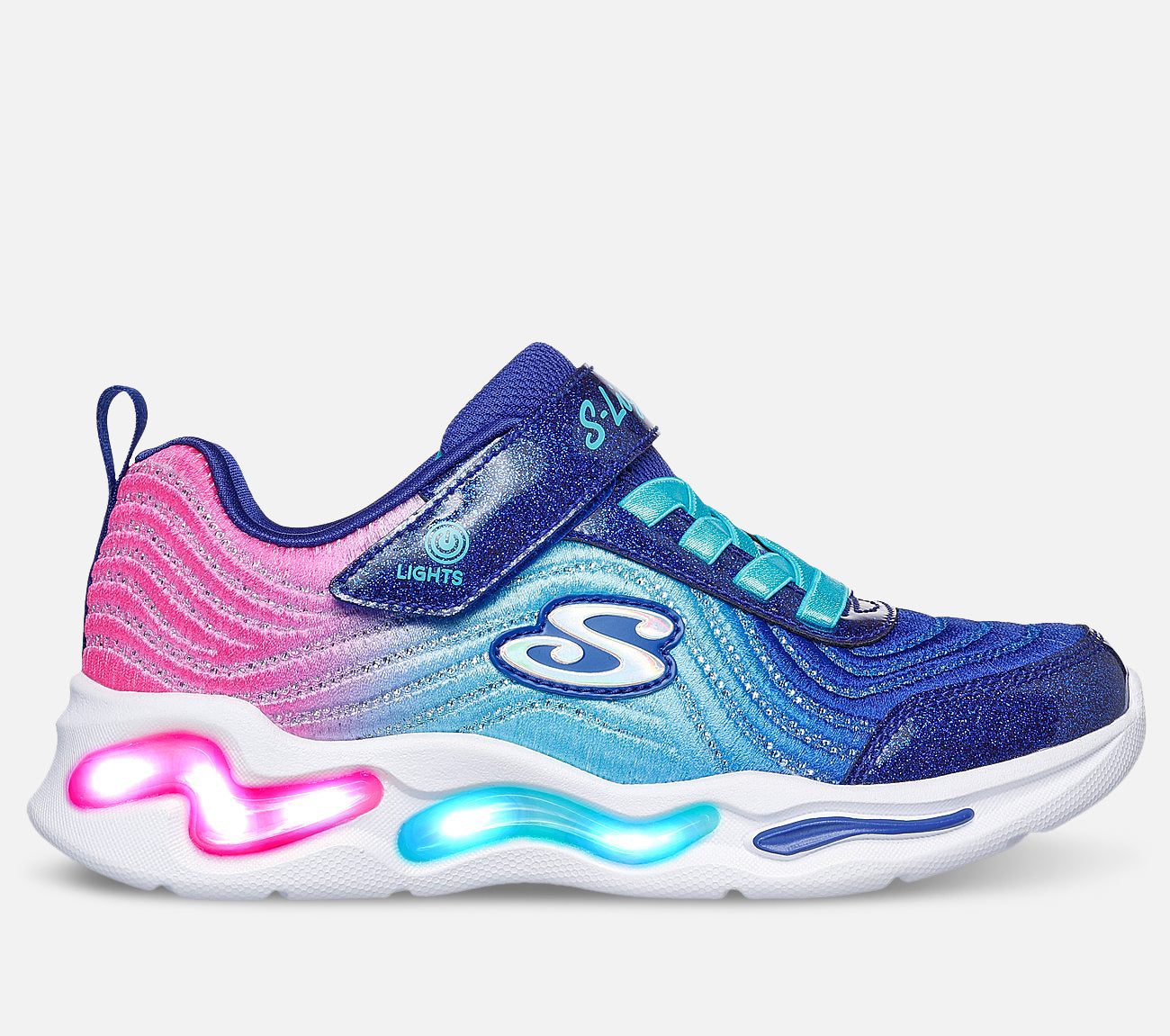 S-Lights: Wavy Beams - Ombre Express Shoe Skechers.dk