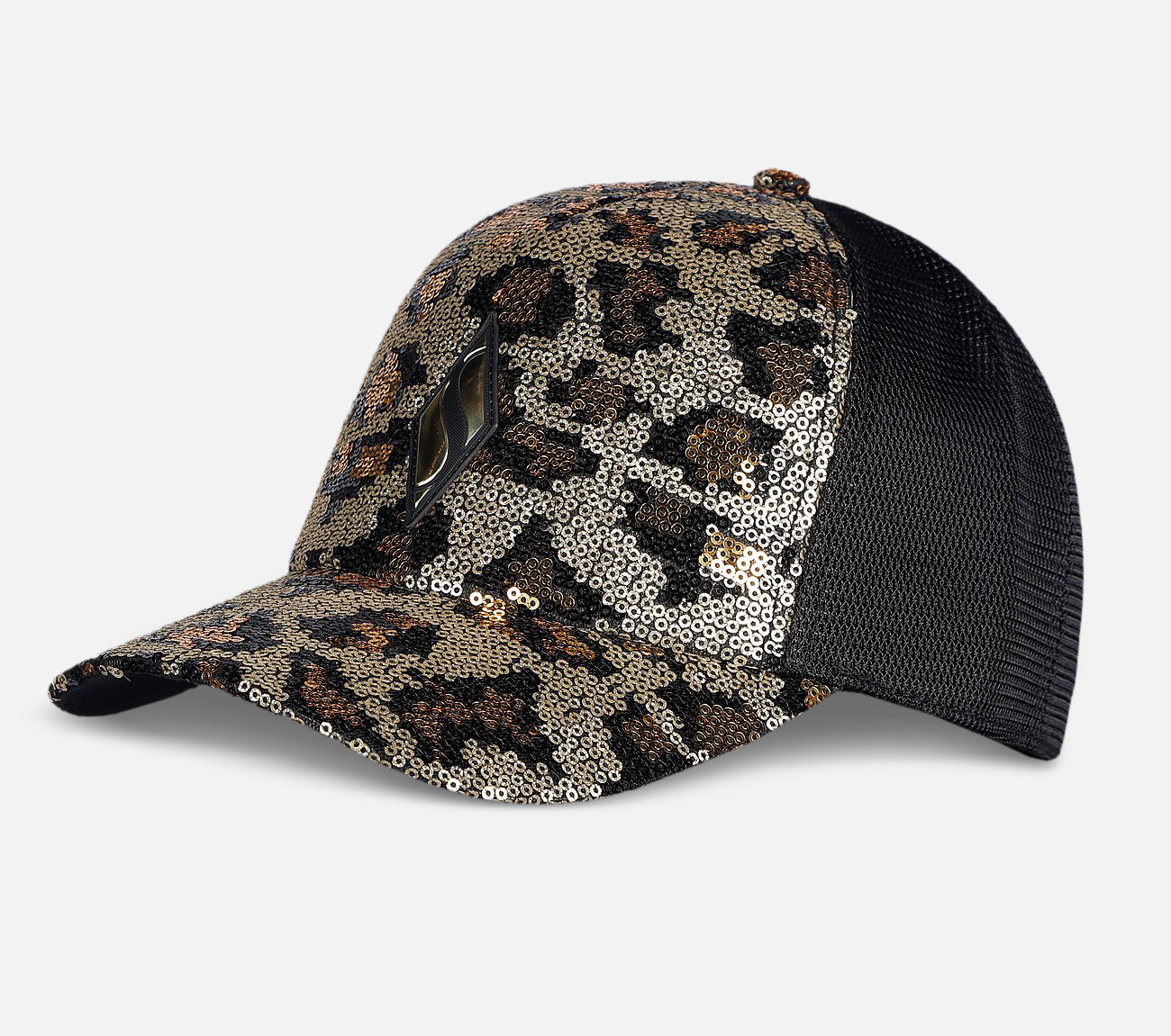 Skech-Shine Cheetah Adjustable Trucker Hat Hat Skechers