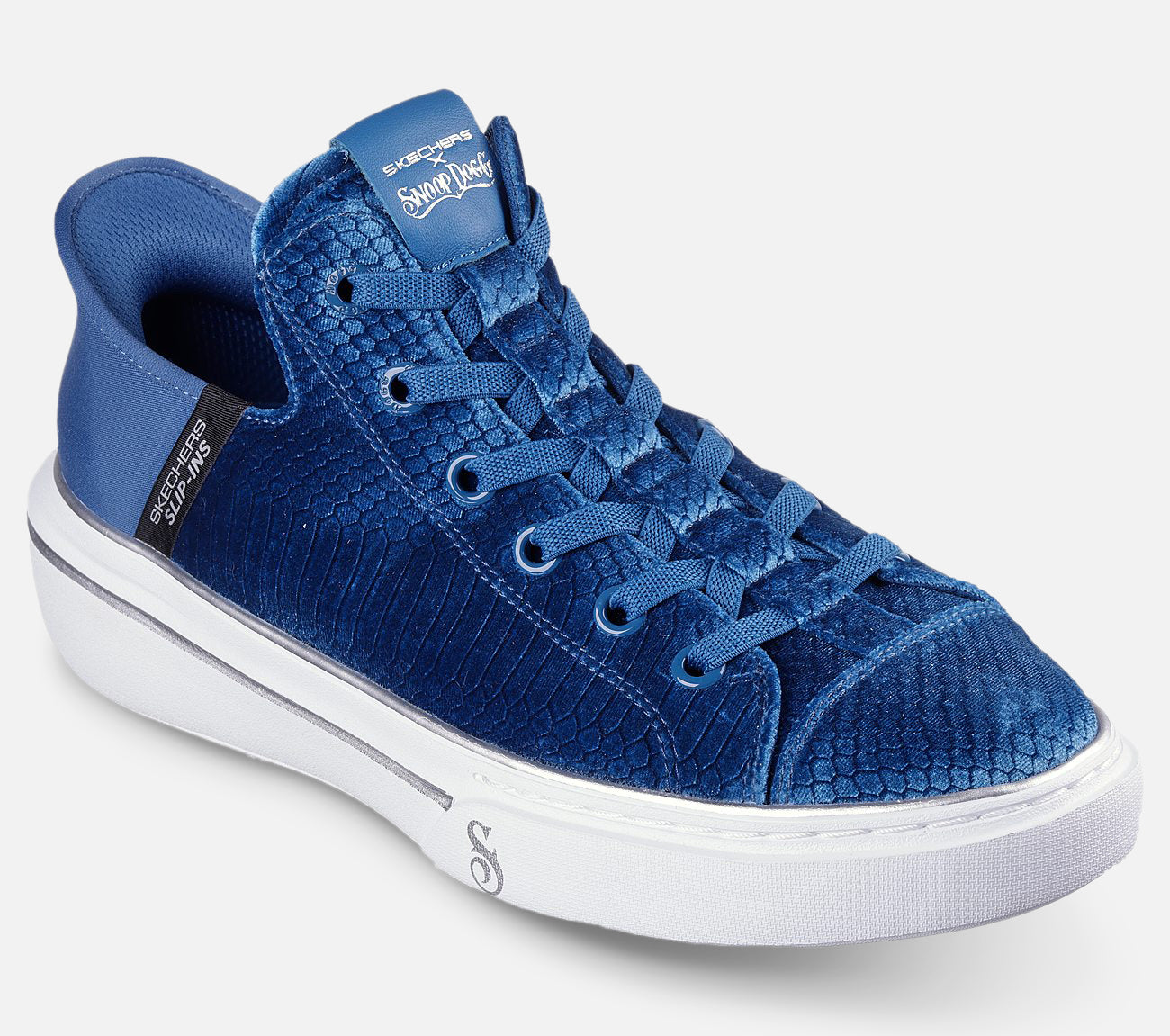 Snoop Dogg: Slip-ins: Snoop One - Boss Life Velvet Shoe Skechers.dk