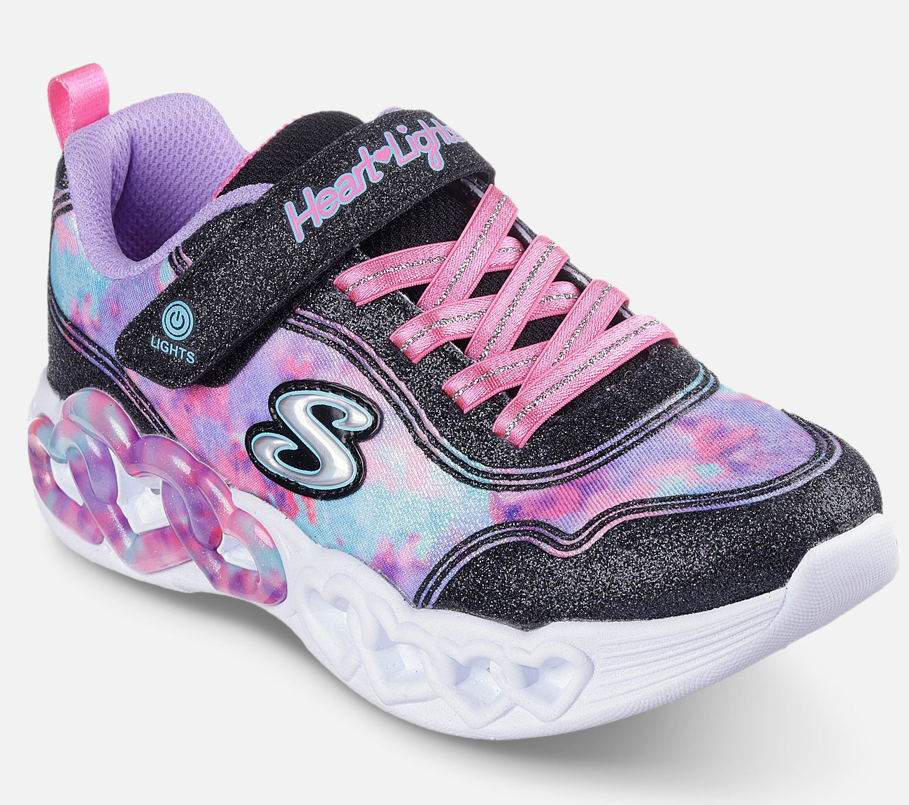 Infinite Heart Lights - Color Lovin Shoe Skechers.dk