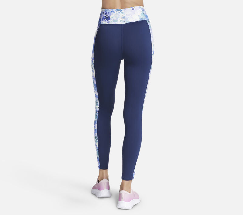 GO WALK Seascape Floral Full Length High-Waisted Legging Clothes Skechers.dk