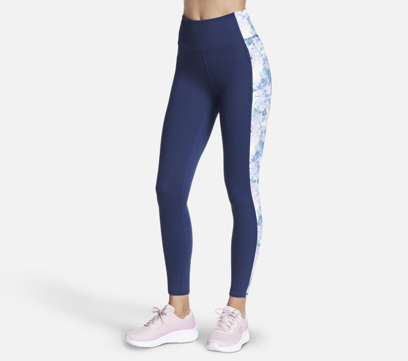 GO WALK Seascape Floral Full Length High-Waisted Legging Clothes Skechers.dk