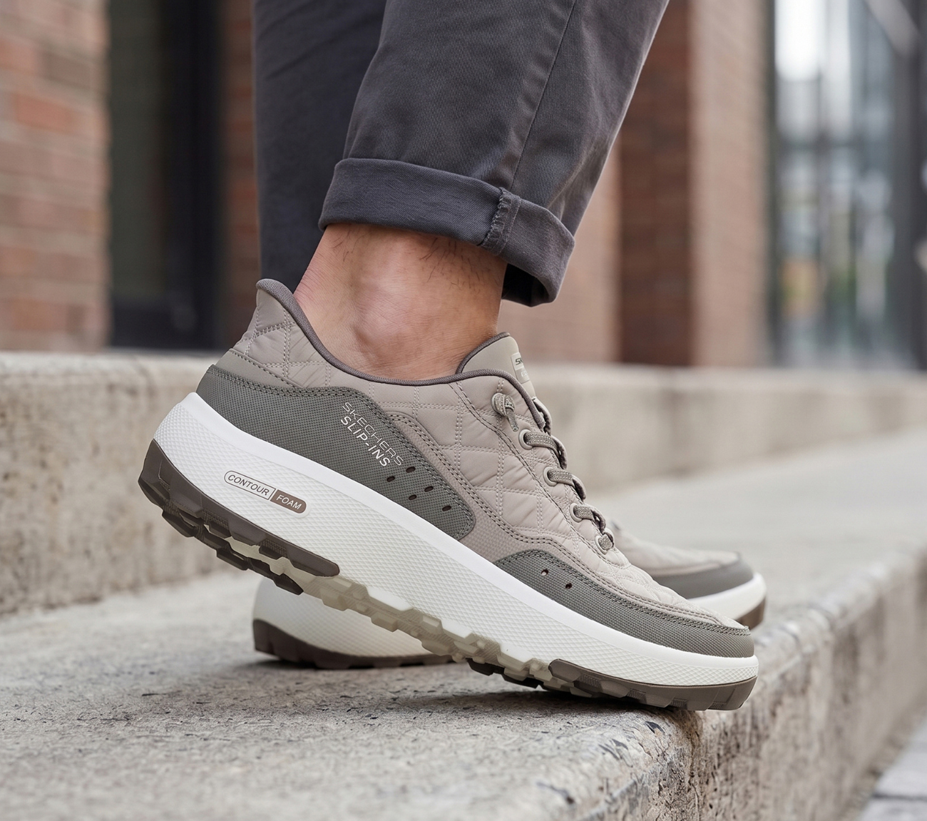 Relaxed Fit: Slip-ins: Urban Explore - Cozy Fit Shoe Skechers.dk