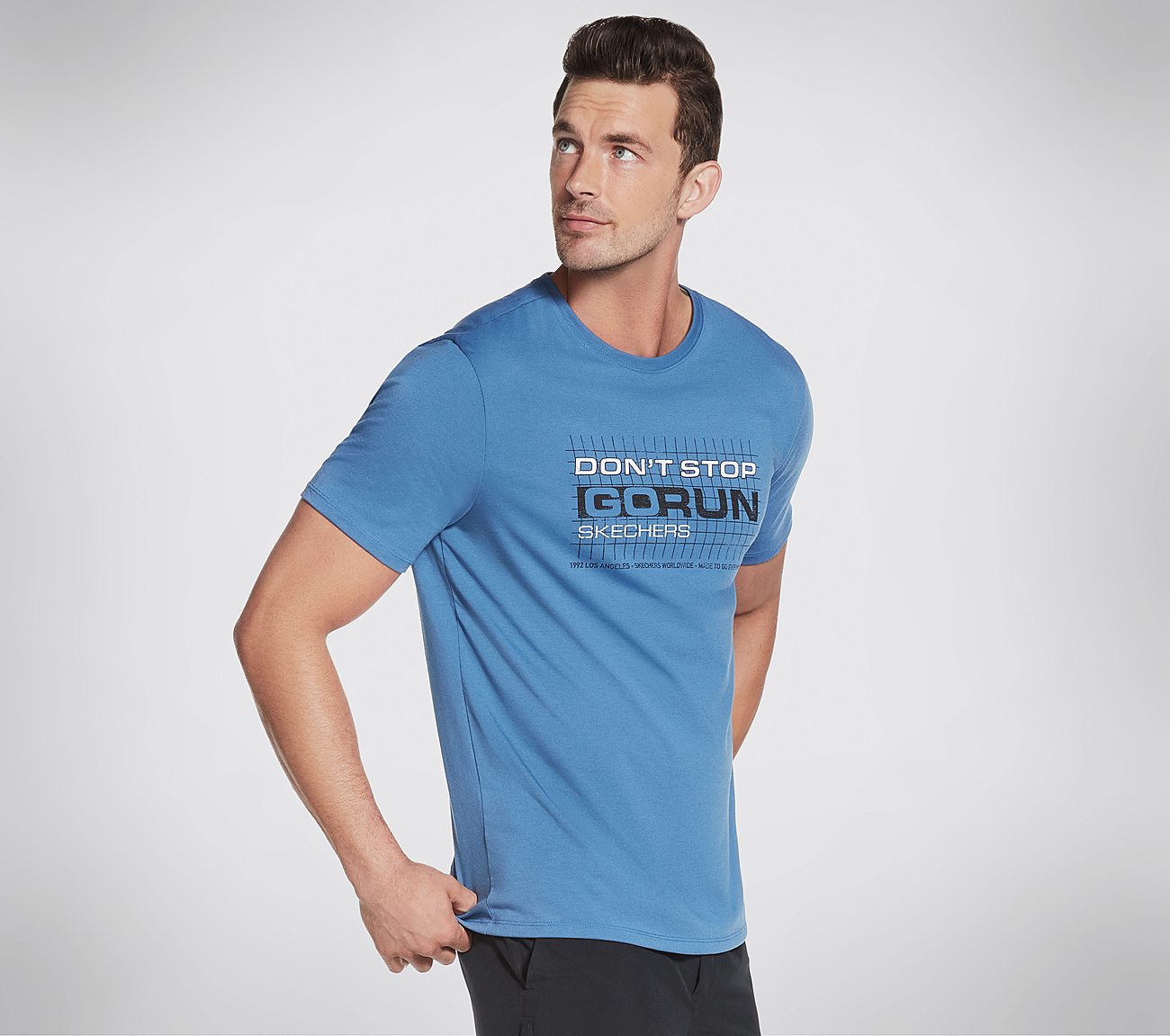 Dont Stop GO RUN T-shirt Clothes Skechers