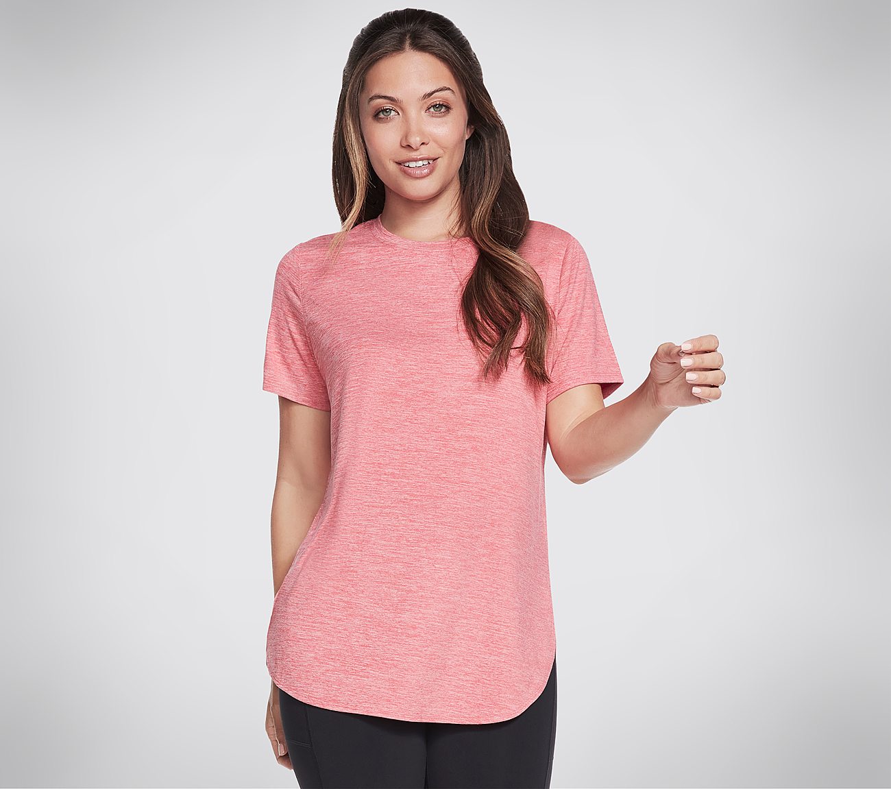 GO Dri Swift Tunic Tee Clothes Skechers