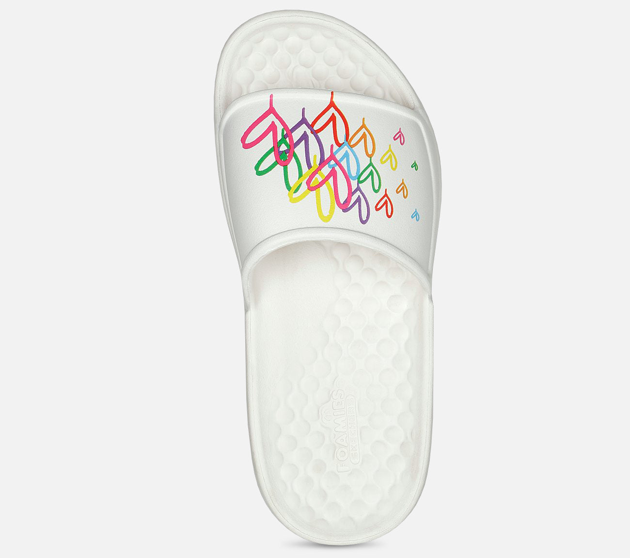 JGoldcrown: Foamies In Love With Love Sandal Skechers