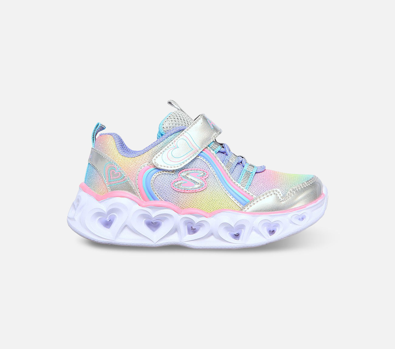 Hearts Lights - Rainbow Lux Shoe Skechers