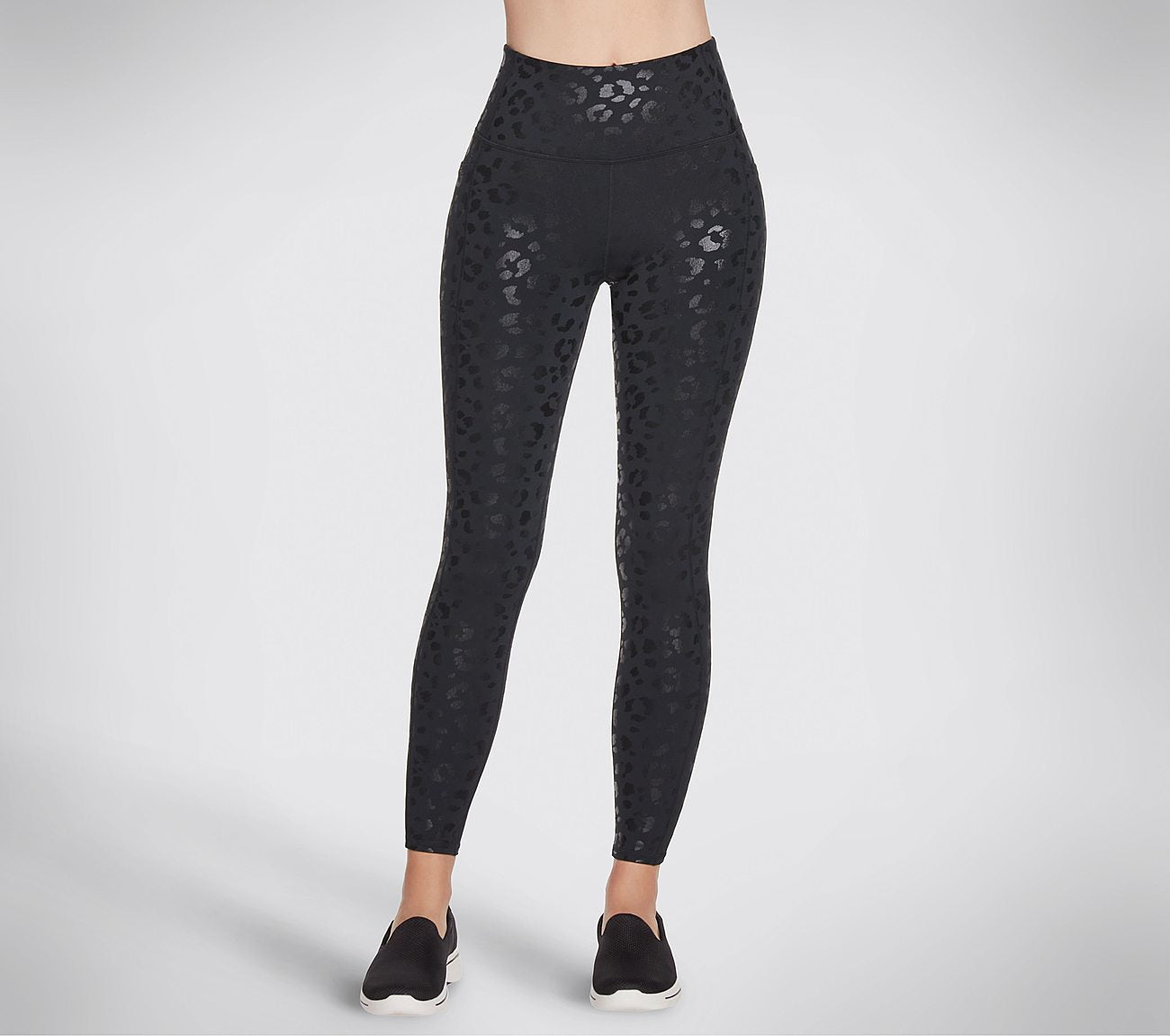 GO WALK Shadow Leopard Leggings Clothes Skechers